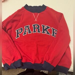 Parke Red mockneck sweatshirt 

4th of July Collection